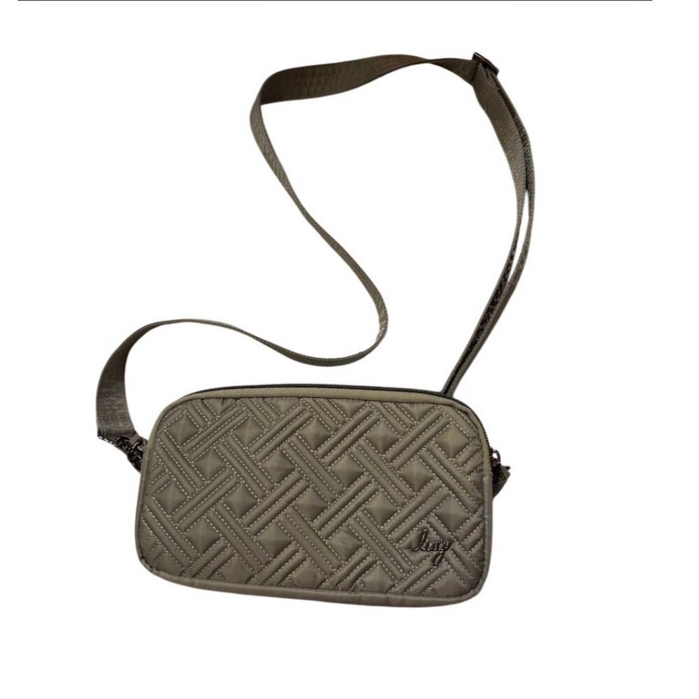 Lug Coupe XL Convertible Crossbody Bag Olive Green Unisex Casual